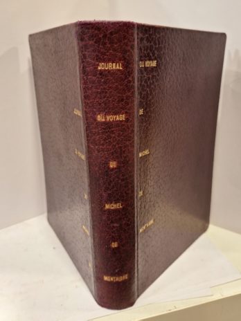 Montaigne – Journal du voyage en Italie – Club Français du Livre 1954 – TBE