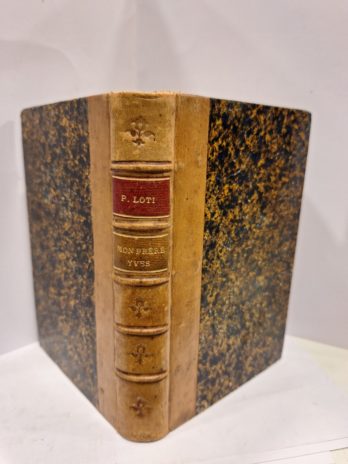 Pierre Loti – Mon frère Yves – Calmann Lévy 1889 – reliure demi-basane