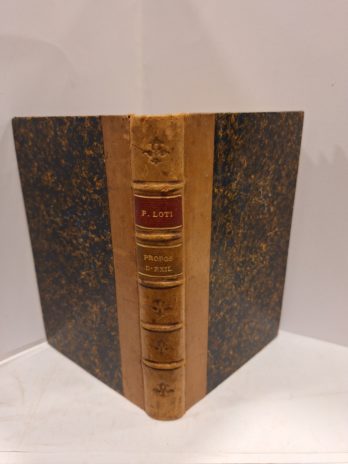 Pierre Loti – Propos d’exil – Calmann-Lévy 1887 – reliure demi-basane – bon état