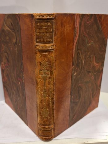 Alexandre Dumas – Souvenirs dramatiques – Tallandier 1928 – relié – illustré