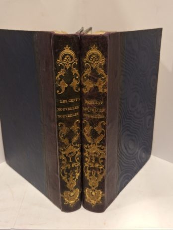 Cent nouvelles nouvelles – Charpentier 1841 – 2 tomes – reliure décorative