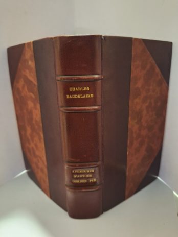 Poe/Baudelaire – Aventures d’Arthur Gordon Pym – Lemerre – Reliure chagrin – Très bon état