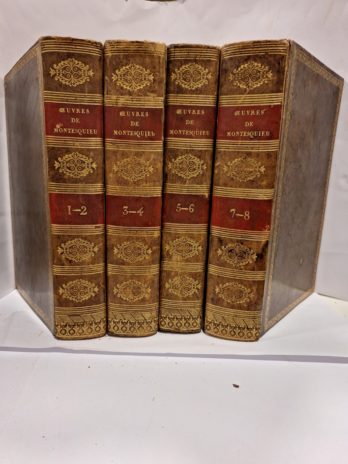 MONTESQUIEU (Charles de Secondat, baron de). ŒUVRES.