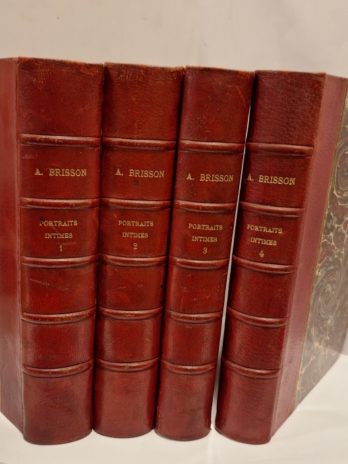 BRISSON (Adolphe). PORTRAITS INTIMES. [Séries 1 à 4].