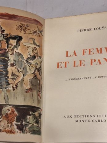 ​LOUŸS (Pierre). LA FEMME ET LE PANTIN.